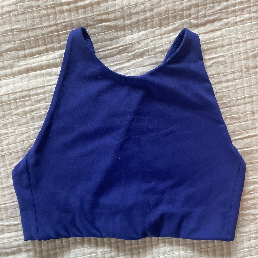 Girlfriend Collective High-Neck Halter Bra size S